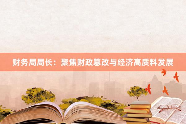 财务局局长：聚焦财政篡改与经济高质料发展